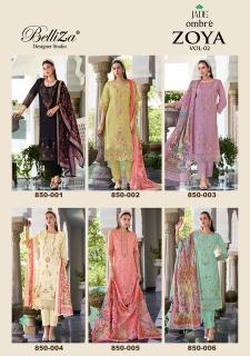 Belliza ombre zoya vol 2 dress material wholesalers in mangaldas market